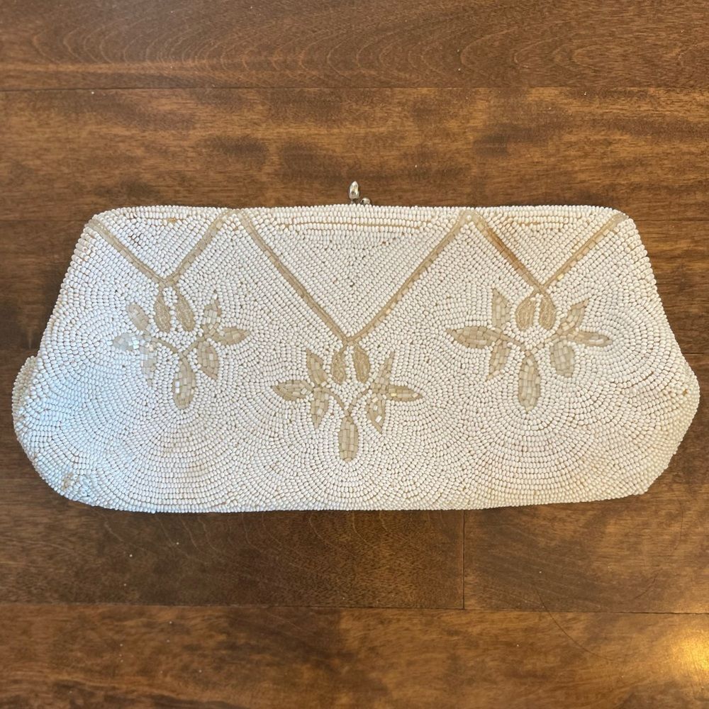 SMALL beaded clutch